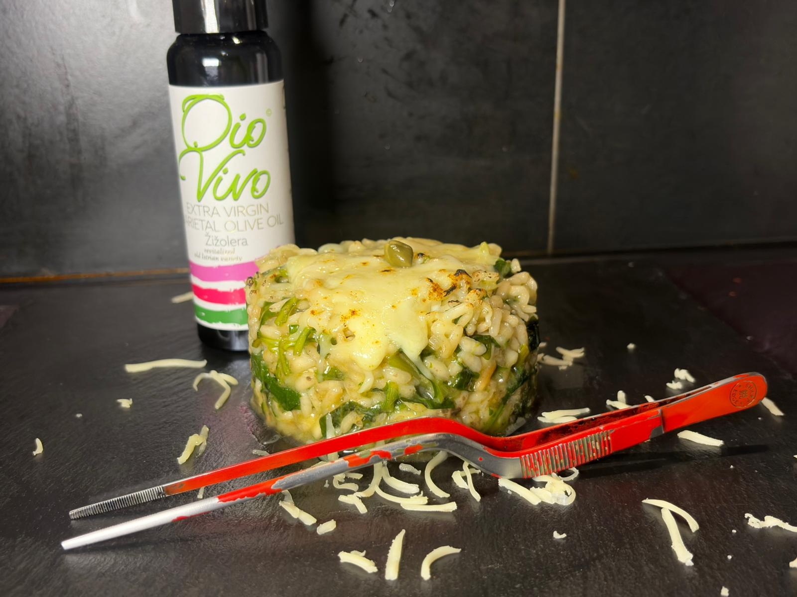 Wild radicchio risotto