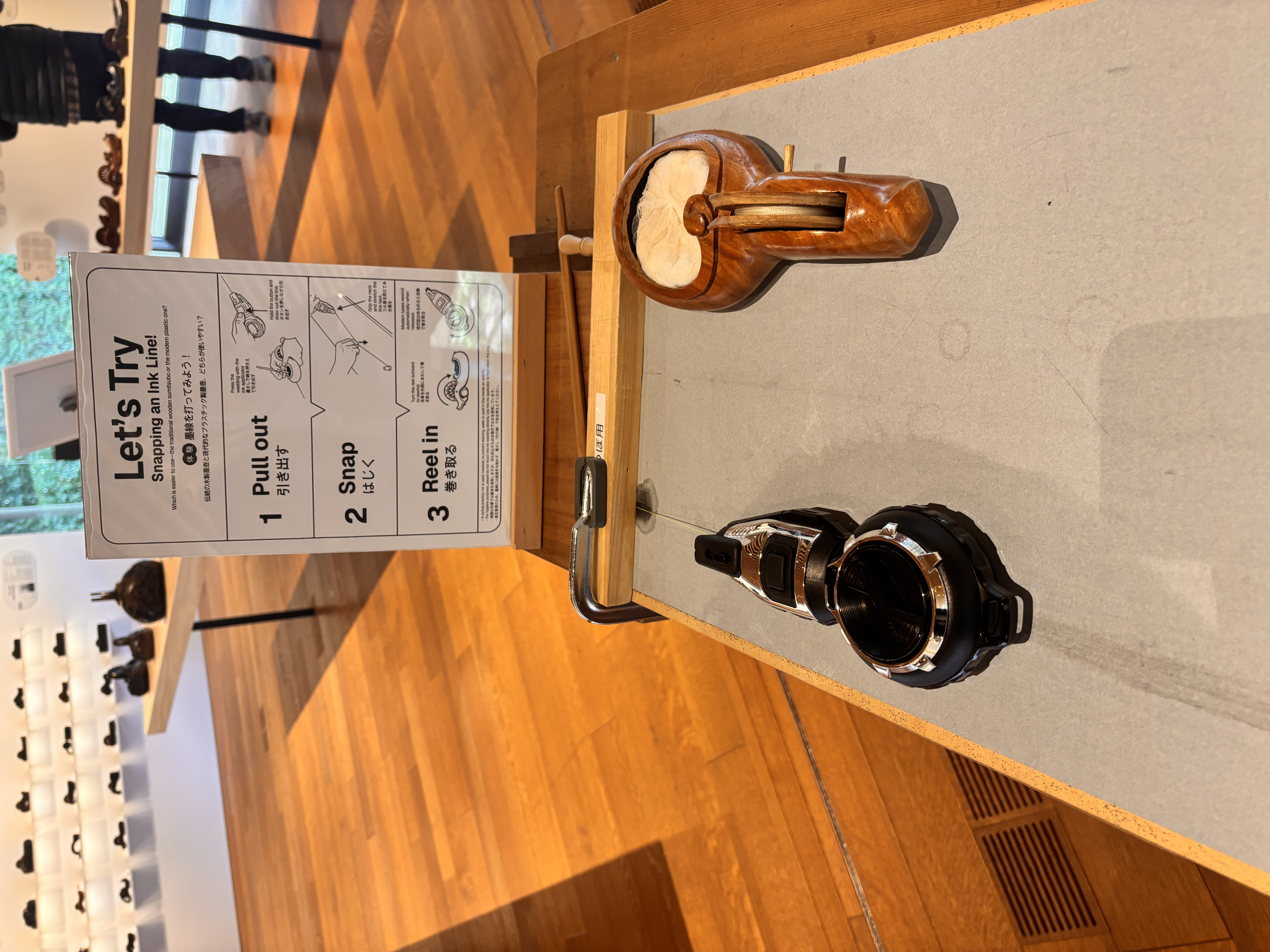 Sumitsubo hands-on experience at the Let's Try station